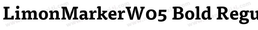 LimonMarkerW05 Bold Regular字体转换
